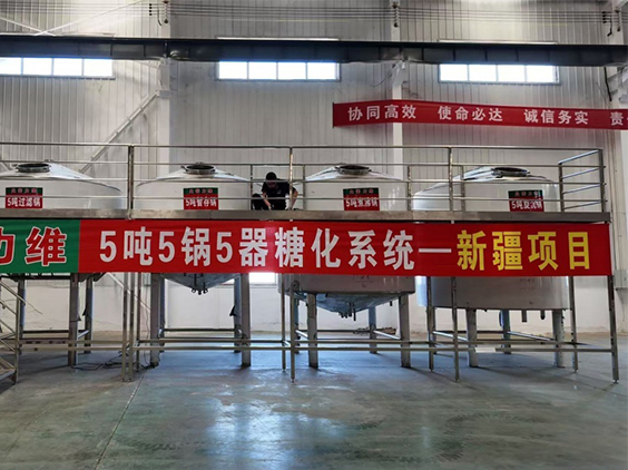 龙子湖精酿啤酒设备厂—5吨精酿啤酒设备—新疆项目